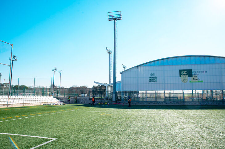 Nueva iluminación LED en el polideportivo Ángel Nieto de Boadilla del Monte